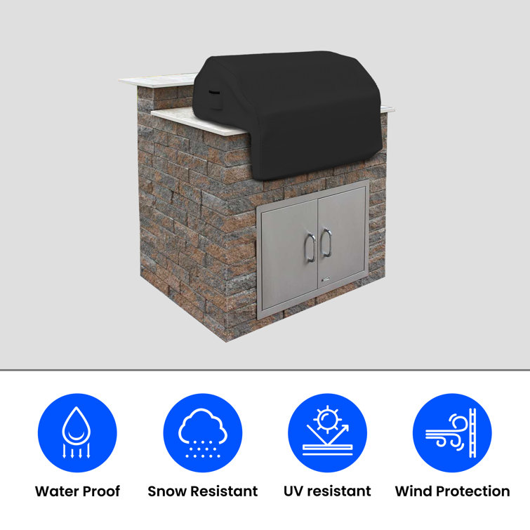 Covers & All Heavy Duty Waterproof Outdoor Built in Grill Cover